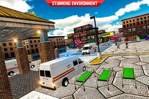 Ambulance Rescue virtual hospital drive simulator plakat