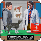 Virtual animals surgery games - Pet doctor games آئیکن