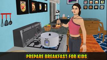 Virtual Step Mom: Mother Simulator Family Life ภาพหน้าจอ 1