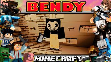 Bendy Game in Minecraft Mod capture d'écran 1