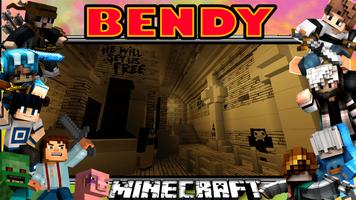 Bendy Game in Minecraft Mod screenshot 2