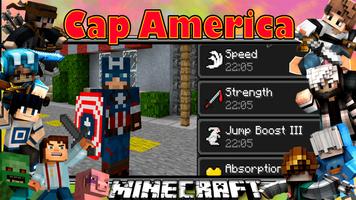 Captain America Minecraft Mod imagem de tela 1