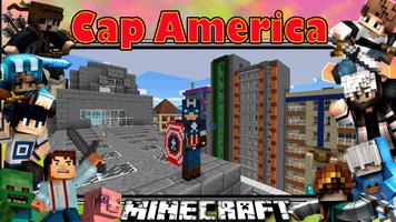Captain America Minecraft Mod تصوير الشاشة 2
