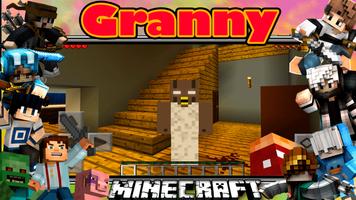 Granny 5 Games - Mod Minecraft Affiche
