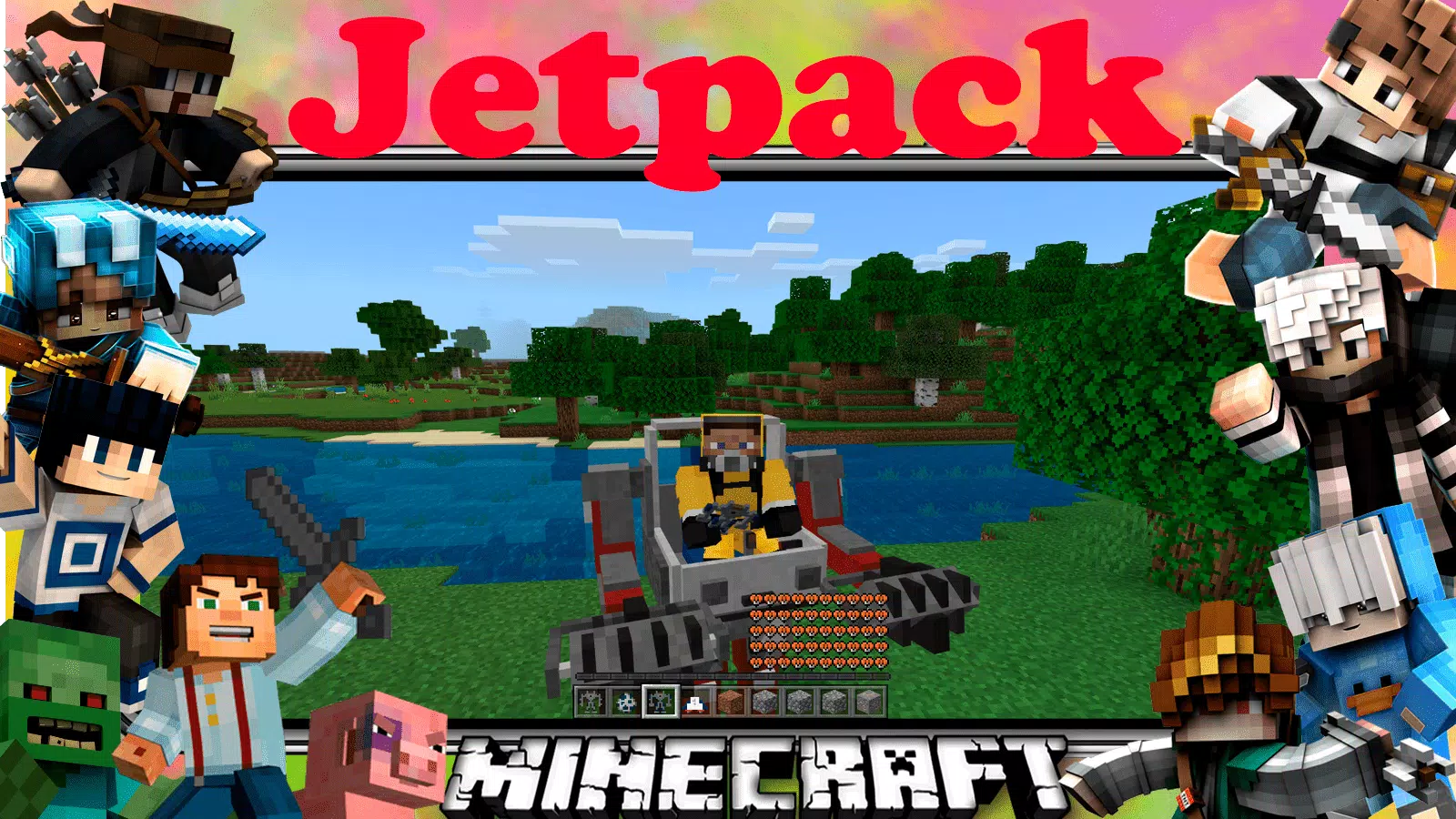 Mod Mechs and Jetpacks for Minecraft PE