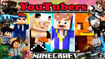 Youtubers + Bloggers MCPE MOD ảnh chụp màn hình 1