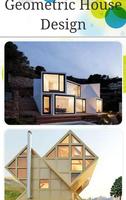 geometric house design الملصق