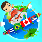 Geography Quiz Game 3D آئیکن