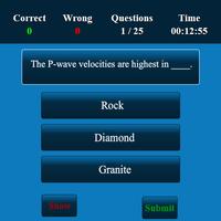 Geology MCQ capture d'écran 1