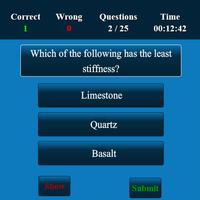 Geology MCQ capture d'écran 2