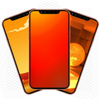 Fonds d'écran orange icône