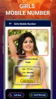 Girls Phone number Prank captura de pantalla 2