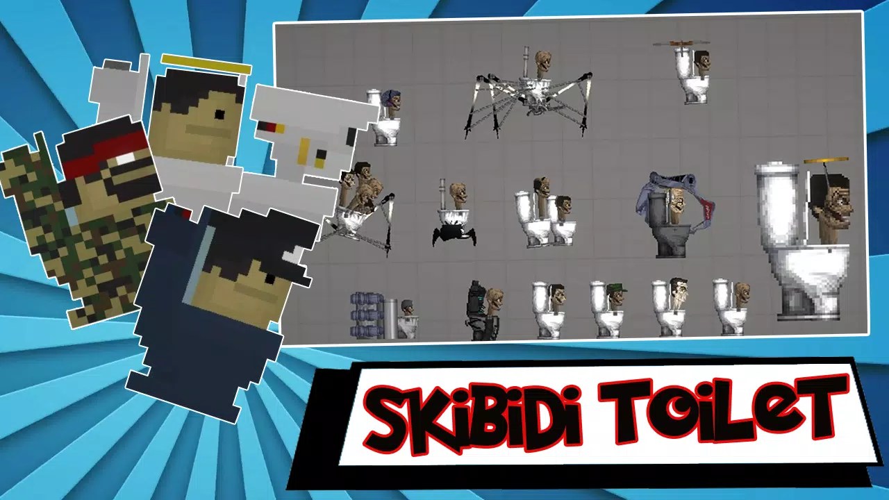 Ultimate Skibidi Toilet Mod Pack(New characters, weapons, vehicles