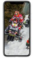 Stunning Snowmobile Race Wallp capture d'écran 3