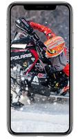 Stunning Snowmobile Race Wallp capture d'écran 1