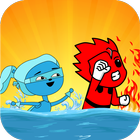 Red & Blue - Escape Adventure Game for 2 players ไอคอน
