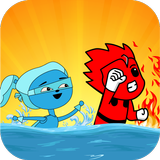 Red & Blue - Abenteuer Einzelspieler-Spiel Zeichen