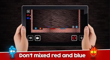 Red & Blue - Abenteuer Einzelspieler-Spiel Plakat