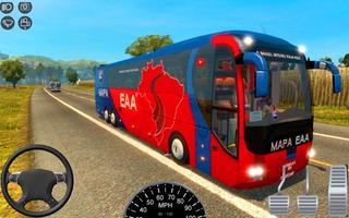 Euro Coach Bus Simulator Games پوسٹر