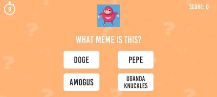 Sanic : Meme quiz Affiche