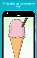 कदम से आइसक्रीम कदम कैसे आकर्षित करें स्क्रीनशॉट 1