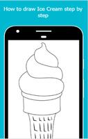 कदम से आइसक्रीम कदम कैसे आकर्षित करें स्क्रीनशॉट 3