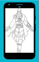 how to draw assassins creed الملصق