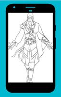 how to draw assassins creed poster