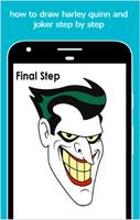 comment dessiner Harley Quinn et Joker étape par é capture d'écran 2