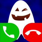 funny fake call ghost game icon