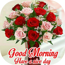 Good Morning Flowers GIF With Messages APK