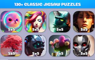 Jigsaw AI: classic puzzle game plakat
