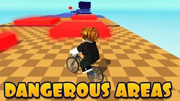 Obby bike: Parkour Adventure capture d'écran 2