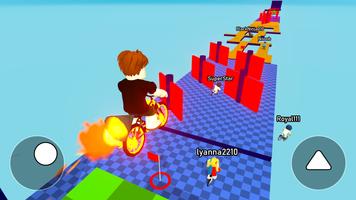 Obby bike: Parkour Adventure syot layar 2