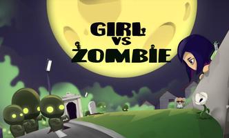 Girl vs Zombie Run Game poster