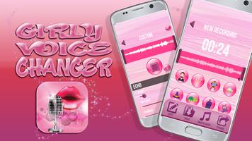 Girly Voice Changer – Boy To Girl Voice Recorder poster