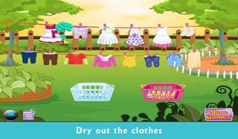 Washing and ironing kids clothing laundry day screenshot 2