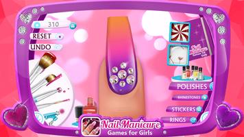 Nail Manicure Games for Girls اسکرین شاٹ 1