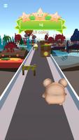 Kawaii Hamster Run - Fun race ảnh chụp màn hình 1