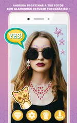 Descargar APK de Pegatinas Glamorosas 💎 Edición De Fotos
