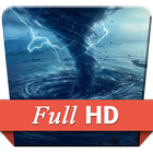Tornado Storm Smoke 3D LWP icon