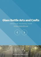 Glazen Fles Arts and Crafts-poster