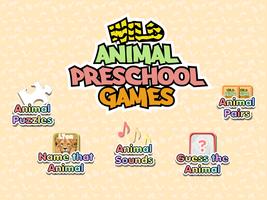 Wild Animal Preschool Games plakat