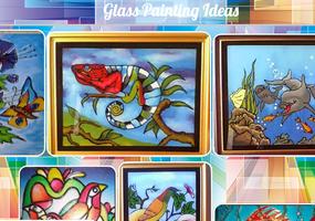 Glass Painting Ideas الملصق