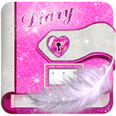 Glitter Nhật Ký Của Tôi Với Mật Khẩu Cho Con Gái APK