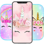 Unicorn Wallpaper Glitter ไอคอน