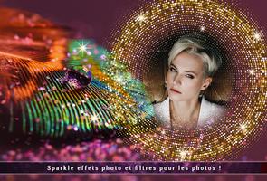 Cadres Photo De Paillettes Affiche
