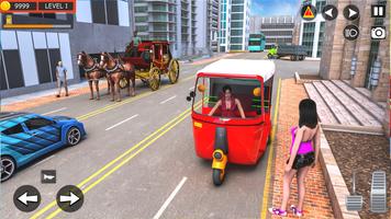 Tuk Tuk Auto Rickshaw Game 4D постер