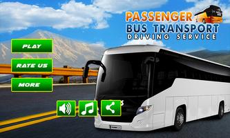 Passenger Bus Transport Driving Service الملصق