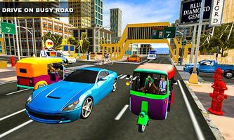 Tuk Tuk Rickshaw Driving Simulator captura de pantalla 3